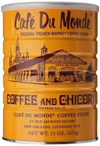 Cafe du Monde coffee is one of the most popular coffee brands that I recommend.