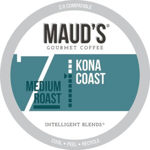 Maud's Coffee offers a variety of ethically-sourced, high-quality coffee blends roasted in California using solar energy.