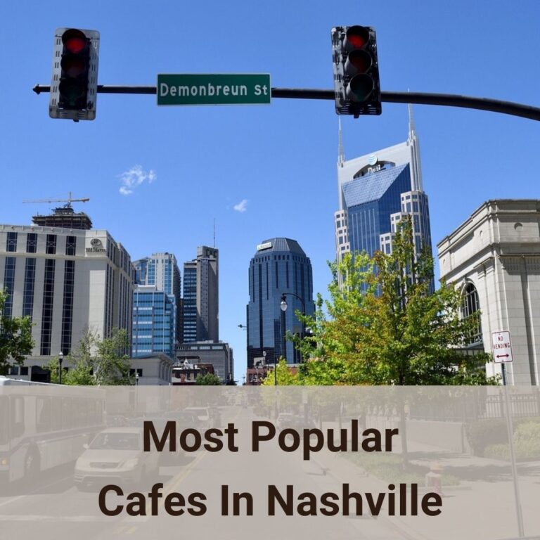 Street view of downtown Nashville TN, the capital of American music industry. Also there are so many popular coffee shops in Nashville TN that provide excellent spots for musicians, creators and locals to meet, work and relax.