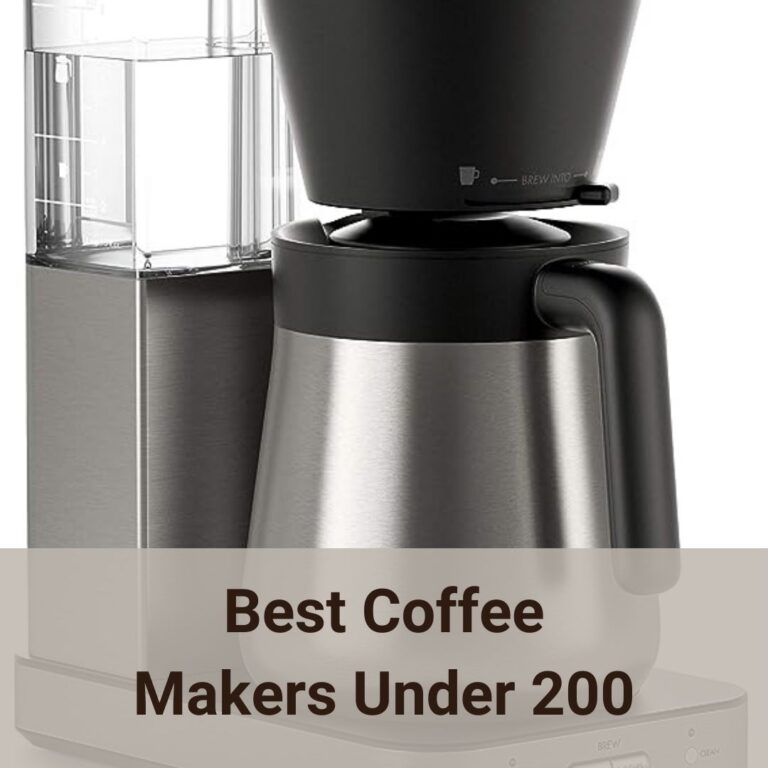 This article is about the best coffee makers under 200 USD.