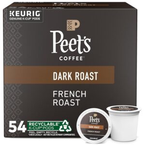 peet's coffee has the best dark roast k cups on the market.