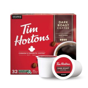 Tim Hortons Dark Roast K-Cup Pods Coffee is one of the best dark roast k cups.