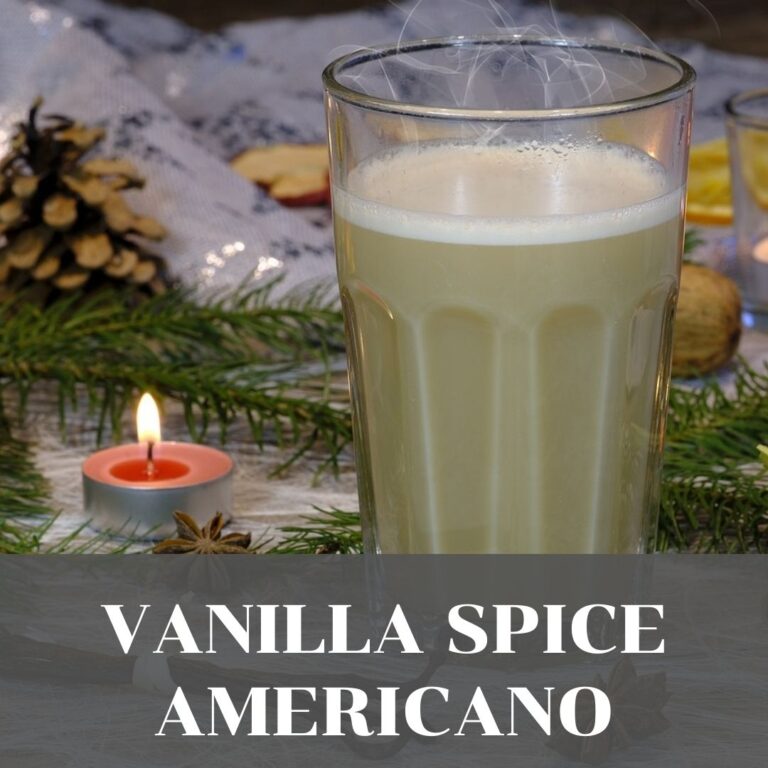 Vanilla Spice Americano adds a touch of sweetness and warmth to the classic Americano.