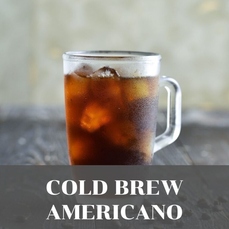 Cold Brew Americano is perfect for a hot summer day.