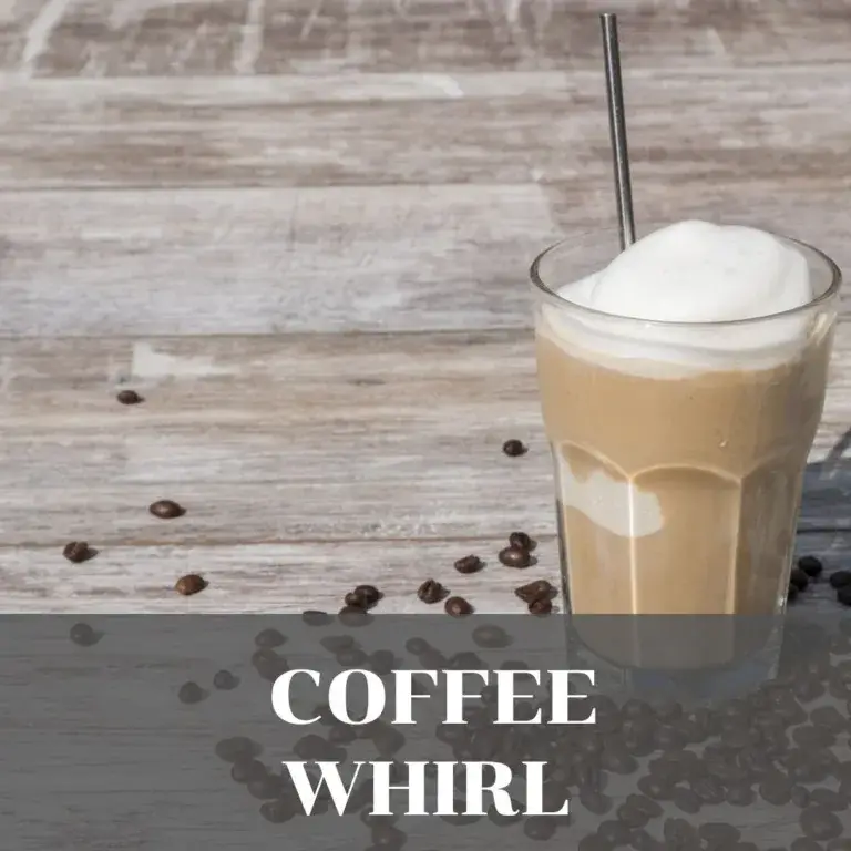 Indulge in a creamy coffee whirl smoothie: blend vanilla ice cream, strong brewed coffee, and unsweetened cocoa powder until smooth.