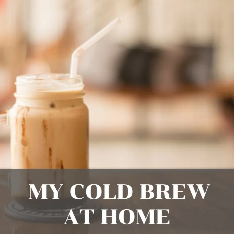 This article records my cold brew at home with my makeshift equipment in my kitchen.